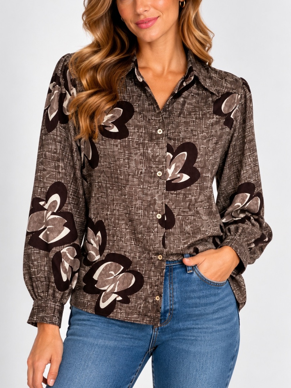 Vintage Fire Islander Blouse